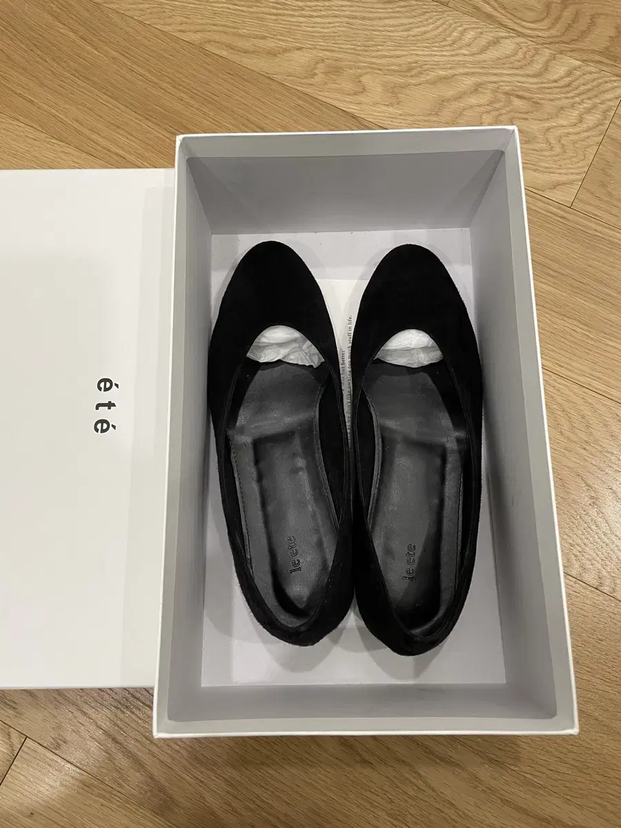 르에떼 Lie Suede Flats 235